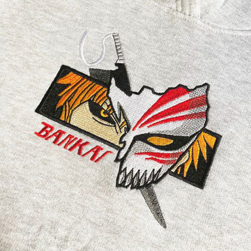 Bluza/Koszulka z haftem «Ichigo Hollow Mask Bankai - Bleach»