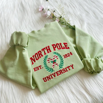 Bluza/Koszulka z haftem «North Pole University - Świąteczny Styl»