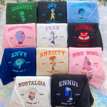 Bluza/Koszulka z haftem – postacie z filmu «W Głowie Się Nie Mieści / Inside Out»