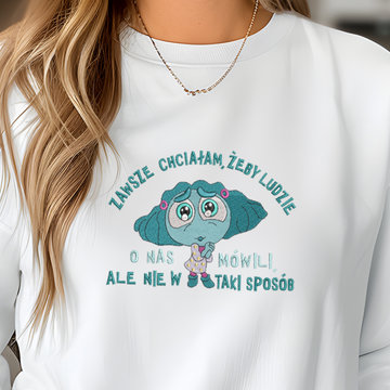 Bluza/Koszulka z haftem – postać Zazdrość (Envy) z filmu «W Głowie Się Nie Mieści / Inside Out» z tekstem