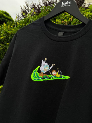 Bluza/Koszulka z haftem «Rick i Morty - Kosmiczna Ekipa»